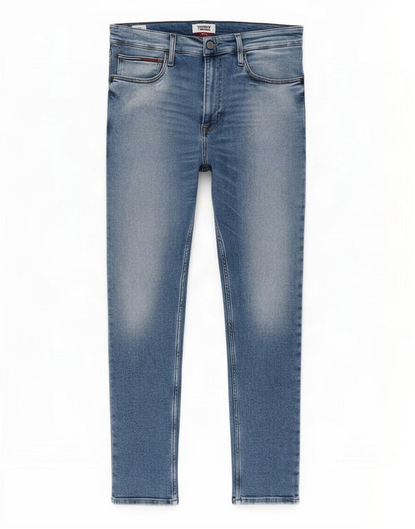 Tommy Hilfiger Vaqueros pitillo para hombre W36 L31 Algodón azul