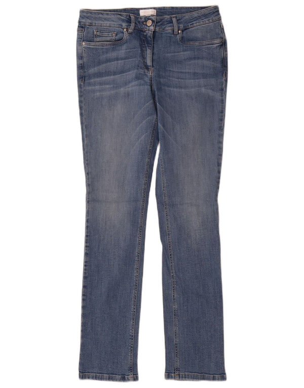 The White Company Vaqueros ajustados para mujer UK 12 Medium W32 L31 Algodón azul