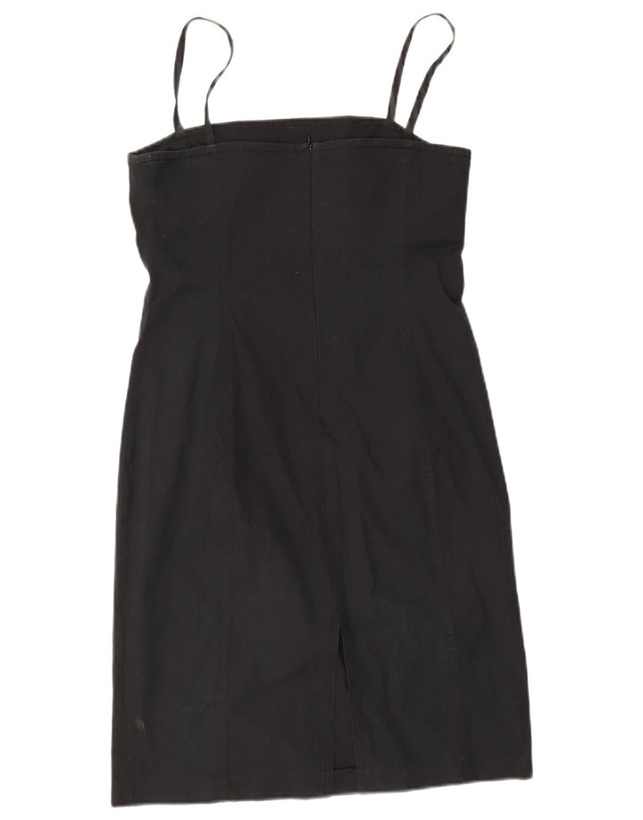 Colombo Vestido de verano para mujer IT 46 Grande Algodón negro