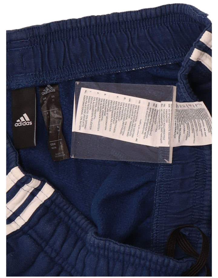 ADIDAS Hombre Chándal Pantalones Joggers Azul Medio Algodón