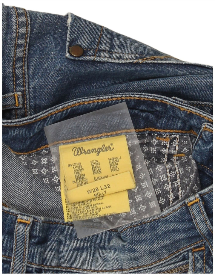 Wrangler Molly Slim Jeans Mujer W28 L32 Algodón Azul