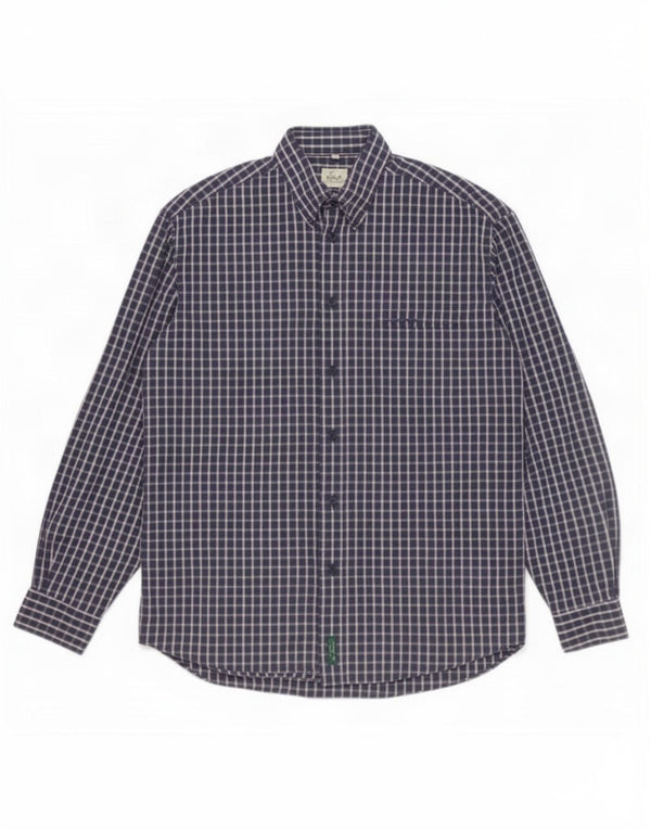 Camisa Ben Sherman para hombre con cuadros azules grandes