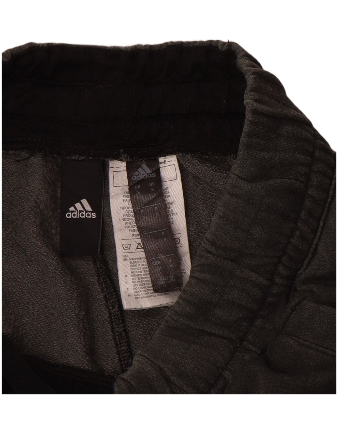 Adidas Hombre Pantalones Cortos Deportivos Pequeño Gris Algodón