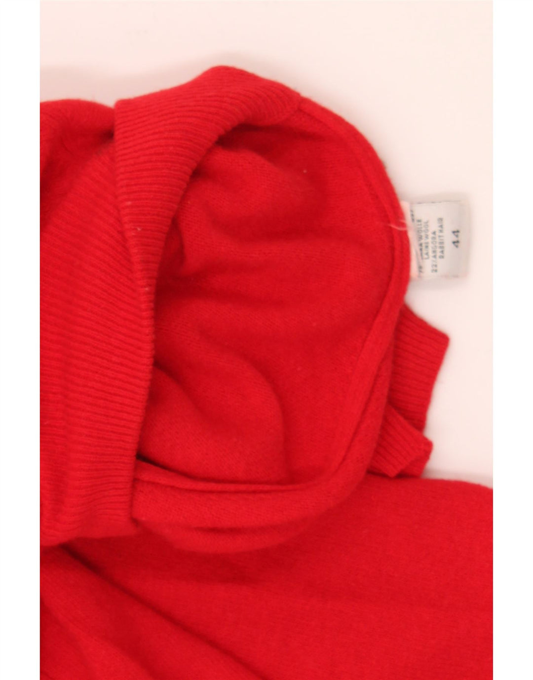BENETTON Womens 3/4 Sleeve Jumper Dress IT 44 Medium Red Wool Vintage Benetton and Second-Hand Benetton from Messina Hembry 