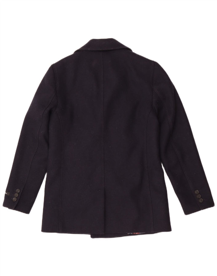 Ted Baker - Chaquetón para hombre, talla 2, talla pequeña, lana azul marino