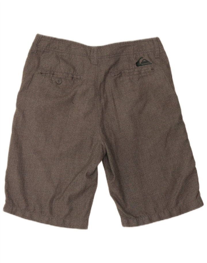 Pantalones cortos chinos Quiksilver para hombre W33 Poliéster gris medio