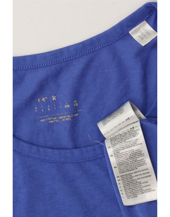 ADIDAS Hombre Graphic Vest Top Grande Poliéster Azul