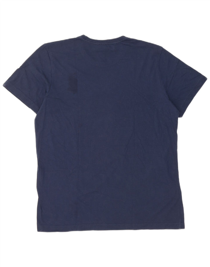 Adidas - Camiseta gráfica para hombre, talla grande, azul marino