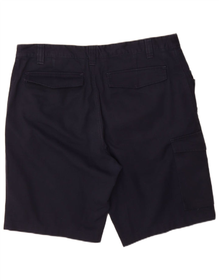 Russell Athletic Pantalones cortos tipo cargo para hombre EU 54 2XL W38 Poliéster azul marino