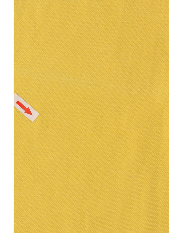 Polo Kappa Hombre Grande Amarillo Algodón