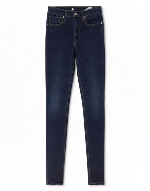Vaqueros Levi's Super Skinny Mujer W27 L30 Algodón Azul Marino