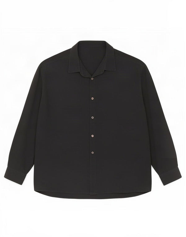 Camisa vintage para hombre 2XL Negro