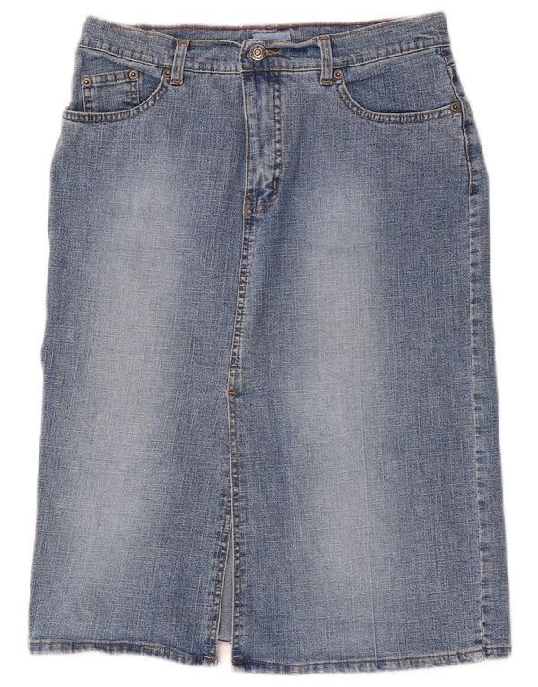 Oasis Falda Vaquera para Mujer UK 12 Medium W30 Azul