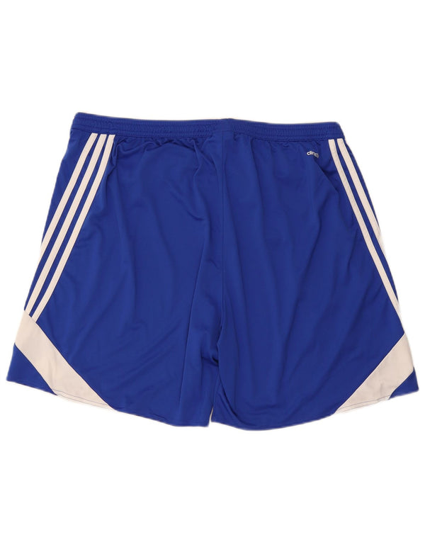Adidas Mens Climalite Sport Shorts 2XL Azul Colorblock Poliéster