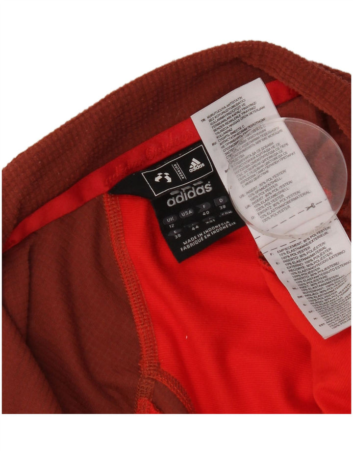 Adidas - Chaqueta de chándal para mujer (talla 40), color marrón medio, poliéster