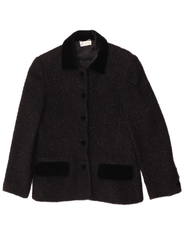 Marisa Chaqueta tipo blazer de 5 botones para mujer UK 40 Mediana con moteados negros