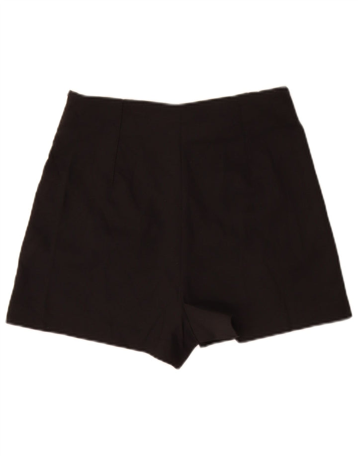 Zara Mujer Hot Pants Pequeño W26 Negro