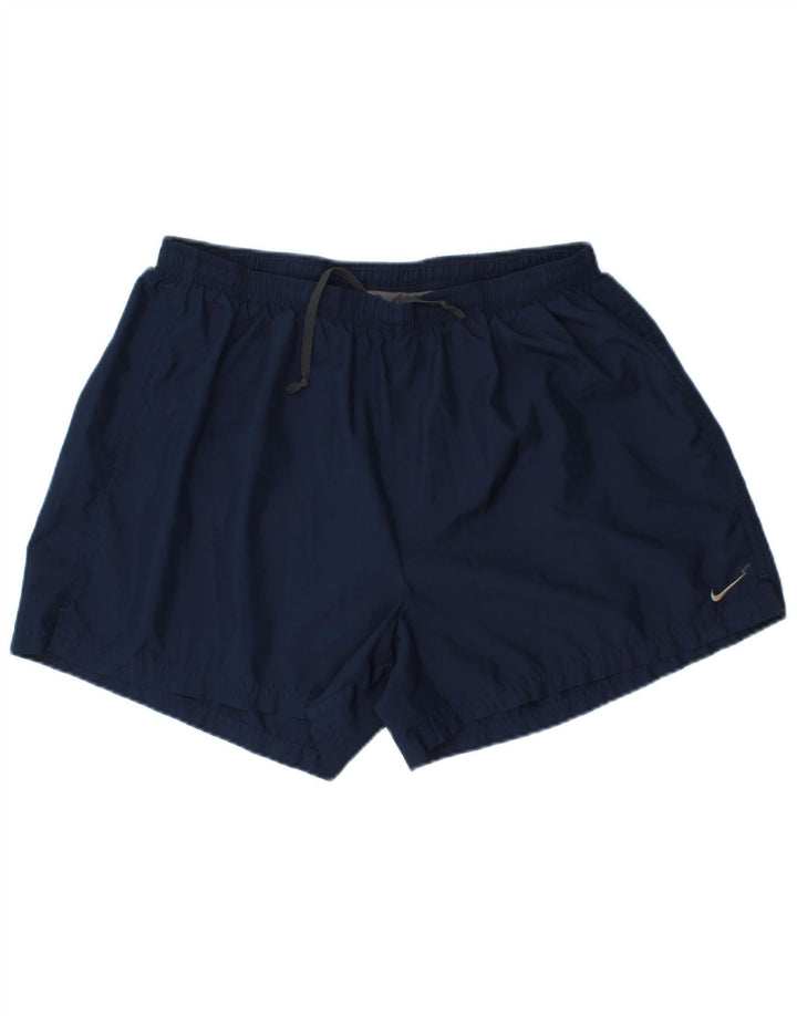 Pantalones cortos deportivos Nike Dri Fit para hombre XL Poliéster azul marino