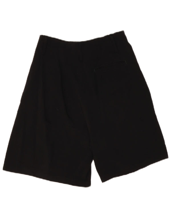 Sisley Pantalones Cortos Casuales para Mujer UK 6 XS W28 Viscosa Negra