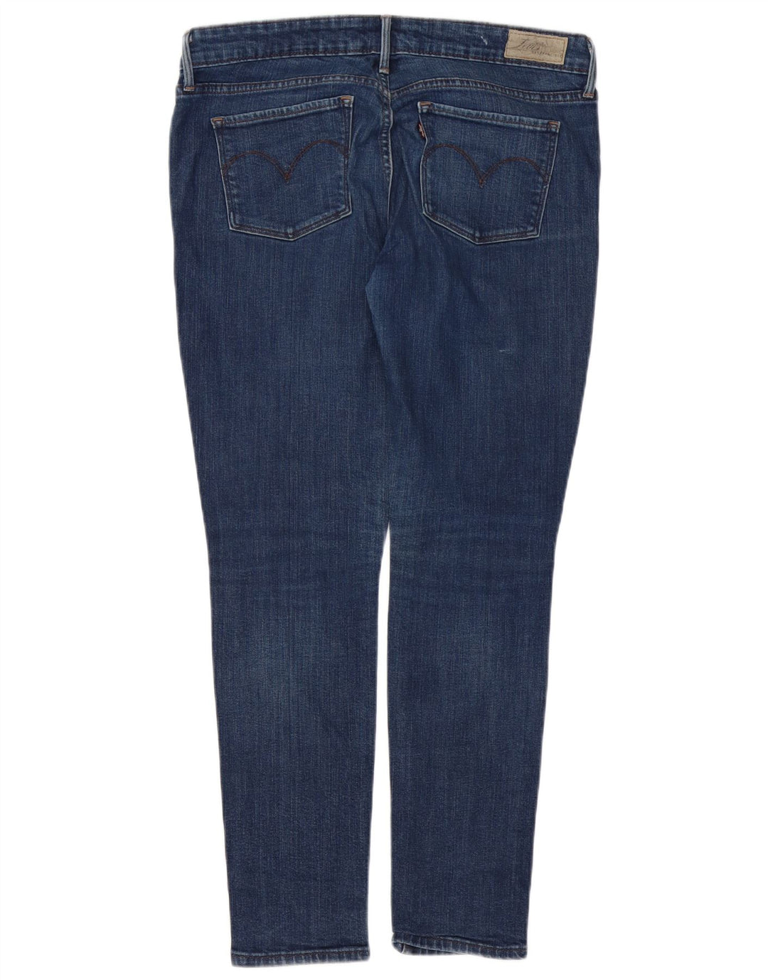 LEVI'S Jeans ajustados con curva ligera para mujer US 10 Large W30 L28 Azul marino