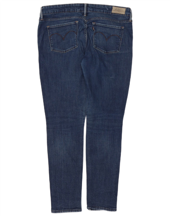 LEVI'S Jeans ajustados con curva ligera para mujer US 10 Large W30 L28 Azul marino