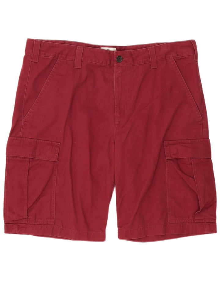 Timberland Pantalones cortos cargo para hombre W38 XL Borgoña