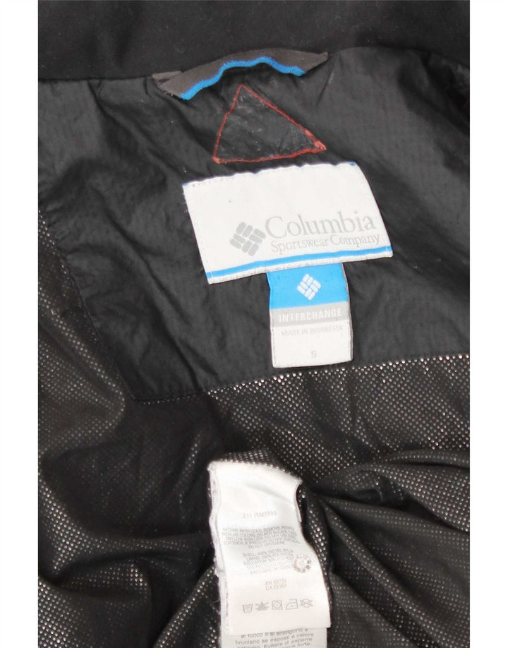 Columbia Chaqueta acolchada con forro intercambiable para hombre UK 36 Small Poliéster negro