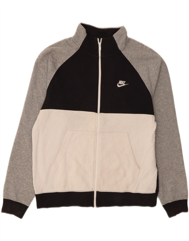 NIKE Mens Tracksuit Top Jacket Medium Multicoloured Colourblock Cotton Vintage Nike and Second-Hand Nike from Messina Hembry 
