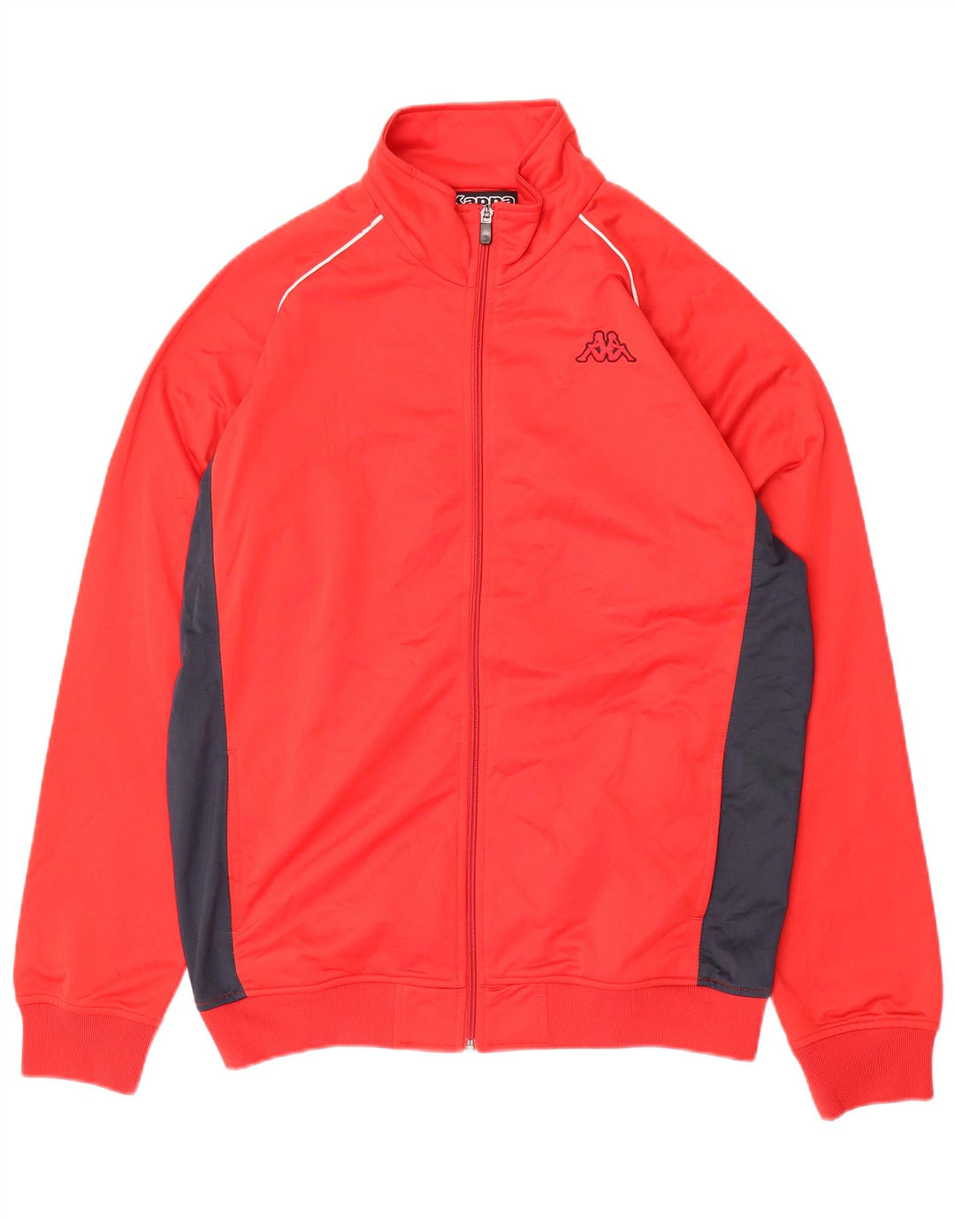 KAPPA Hombre Chándal Top Chaqueta XL Rojo Colorblock Poliéster