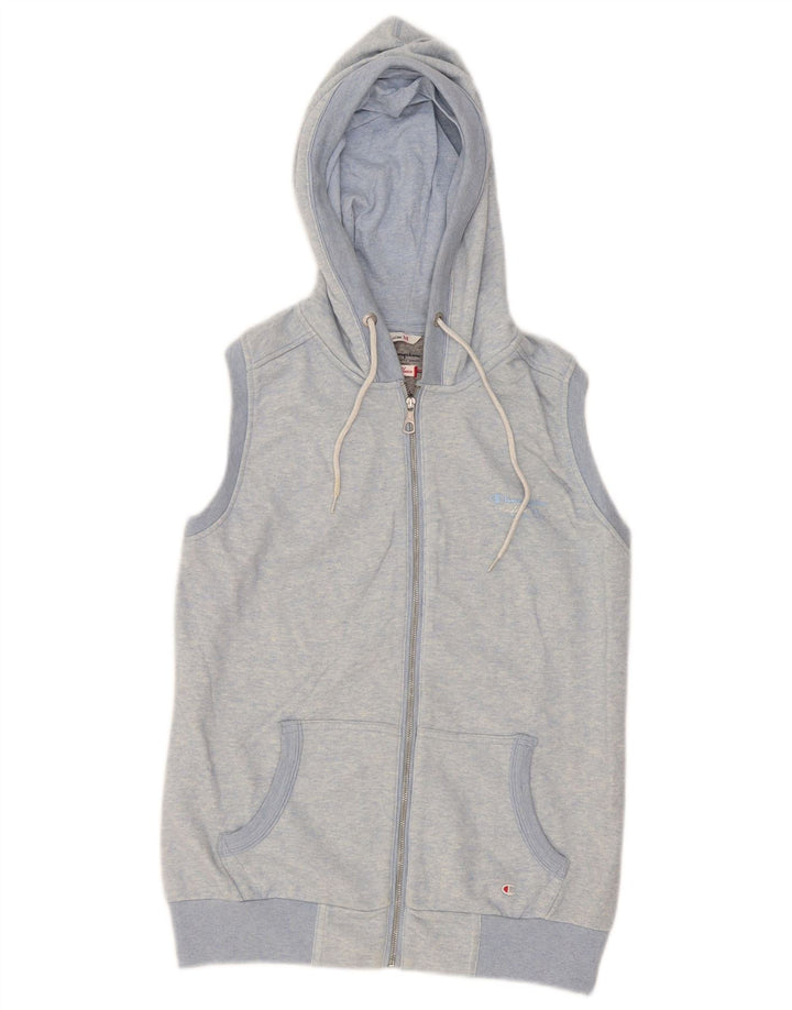 Champion Heritage Classics - Sudadera con capucha y cremallera para mujer, talla 40, color azul medio