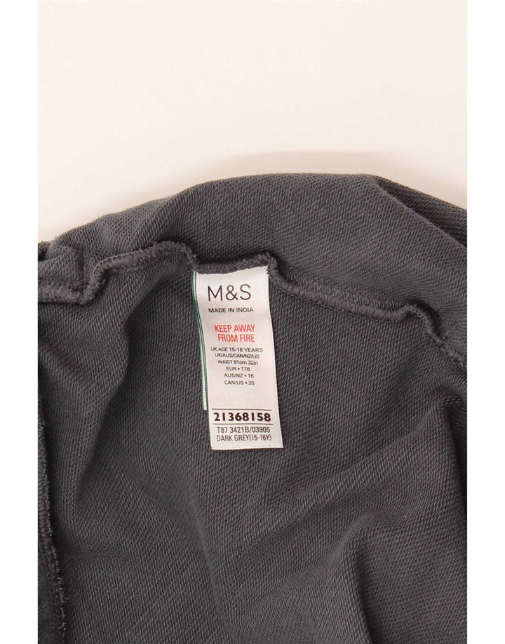 Marks & Spencer Pantalones cortos deportivos para niños 15-16 años Algodón gris