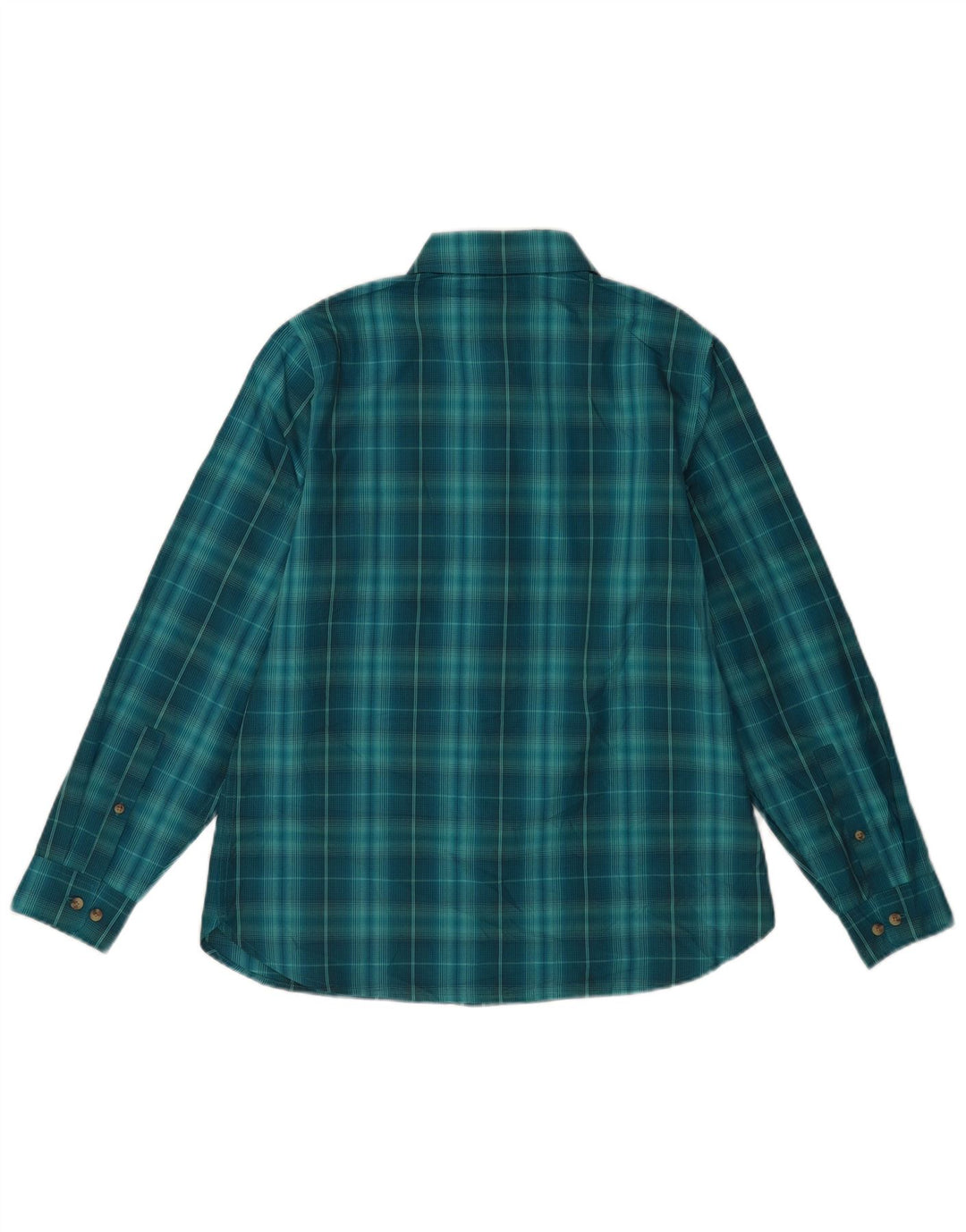 Camisa Rohan para mujer UK 40 Poliéster a cuadros azul medio