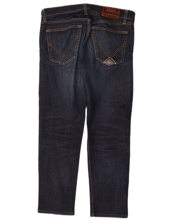 Roy Rogers Vaqueros rectos para hombre W32 L27 Algodón azul marino