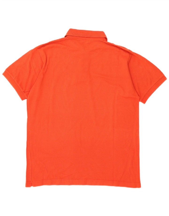 KAPPA Polo Hombre Grande Naranja Algodón