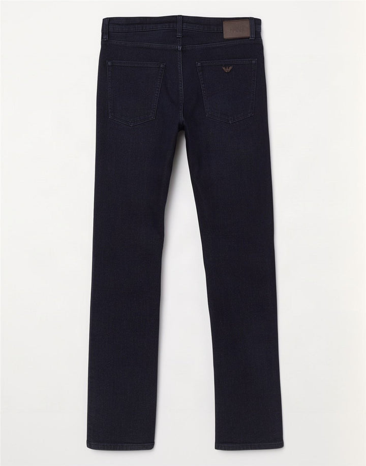 Vaqueros Armani Hombre Rectos W34 L32 Algodón Azul Marino