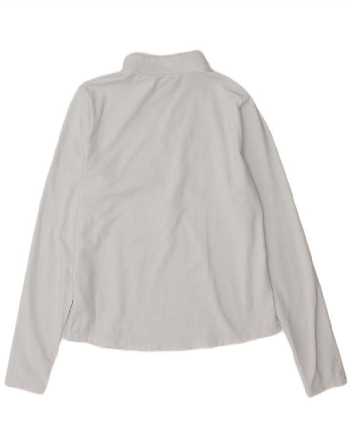 Under Armour - Chándal con cremallera y cuello para mujer, talla M, color blanco