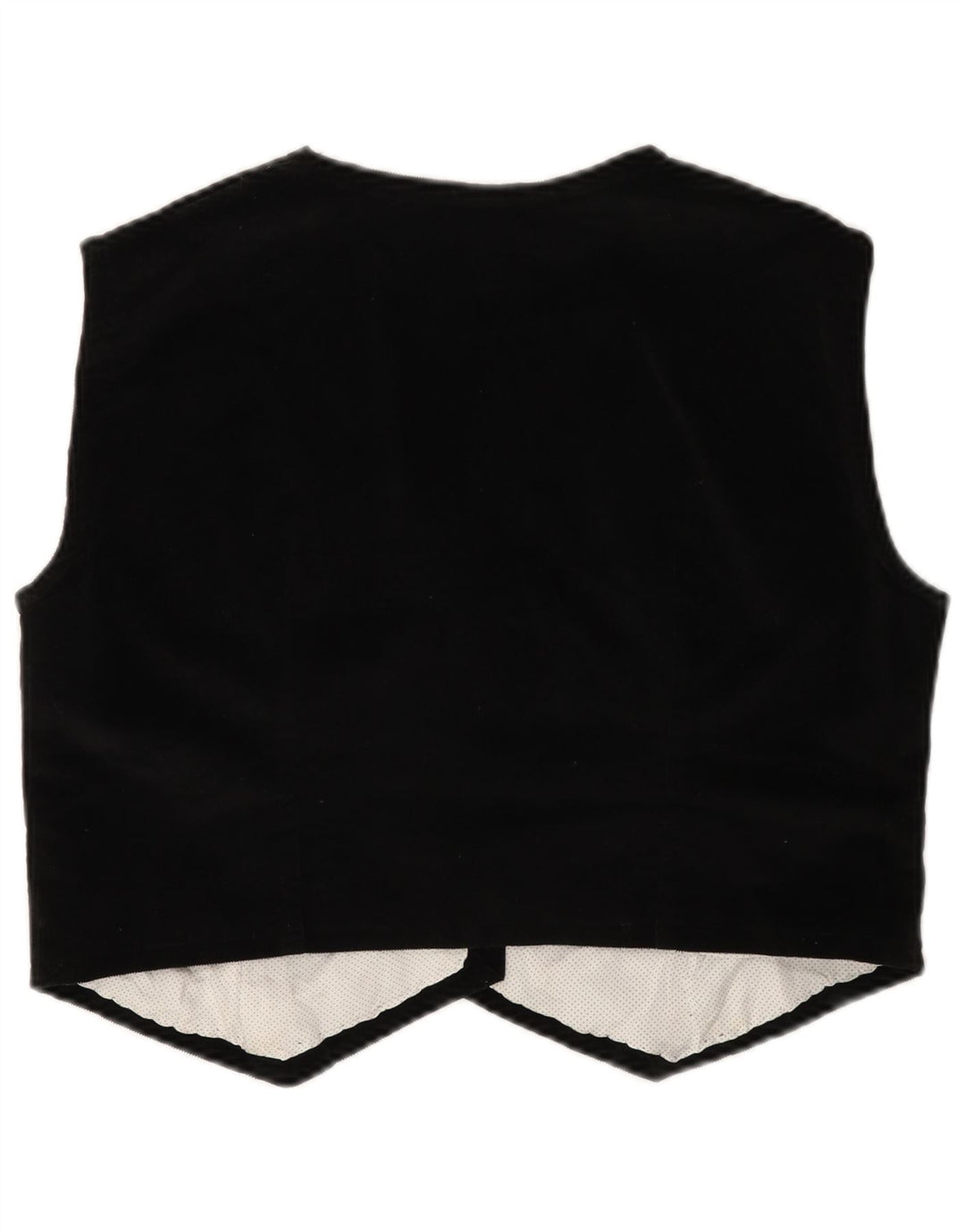 VINTAGE Chaleco de mujer Reino Unido 10 Pequeño Negro