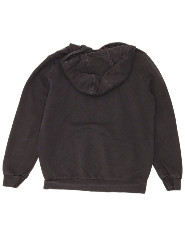 Adidas - Sudadera con capucha para niños, 11-12 años, algodón negro