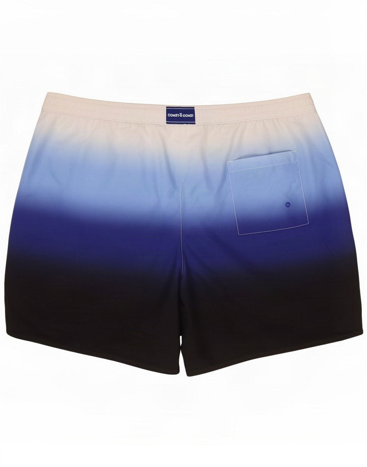 Coast Bañador para hombre 2XL Azul Colorblock Poliéster