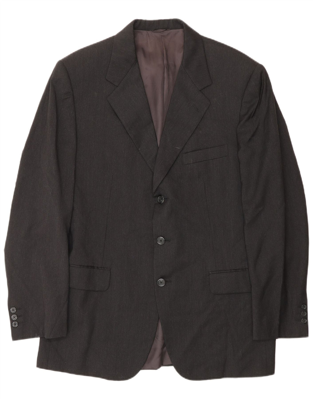 Burberrys Chaqueta tipo blazer de 3 botones para hombre IT 52 Lana gris grande