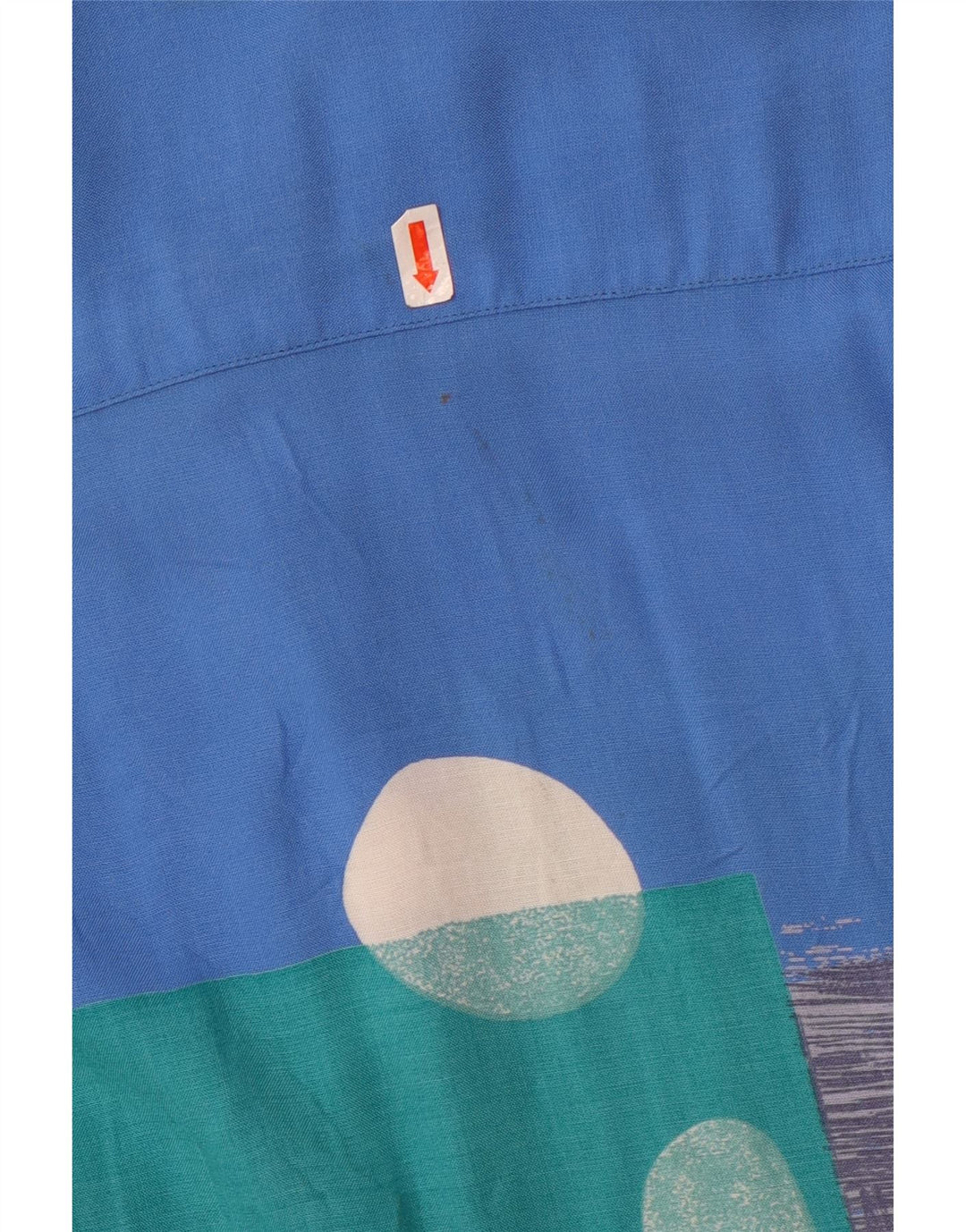 Studio Coletti Camisa gráfica de manga corta para hombre Talla 15 39/40 Azul mediano