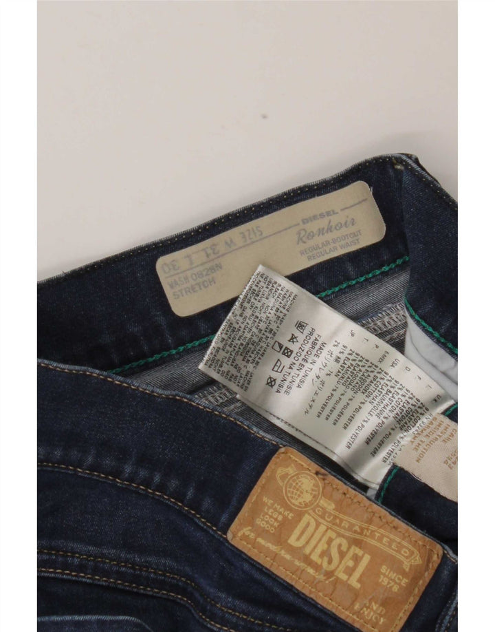 Diesel Mujer Ronhoir Regular Bootcut Jeans W31 L30 Algodón Azul