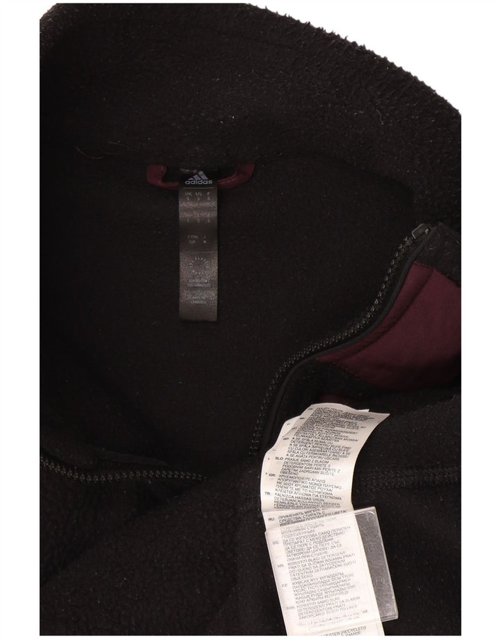 Adidas Chaqueta polar para hombre UK 36 Small Black Colourblock Poliéster