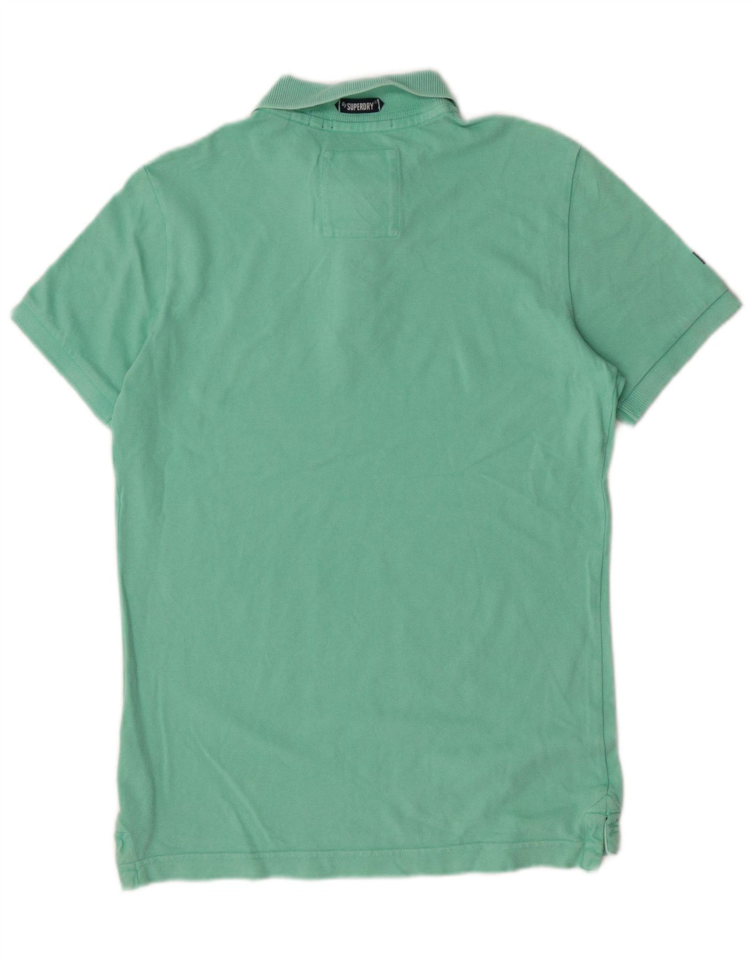 Superdry Polo para hombre de algodón verde medio clásico