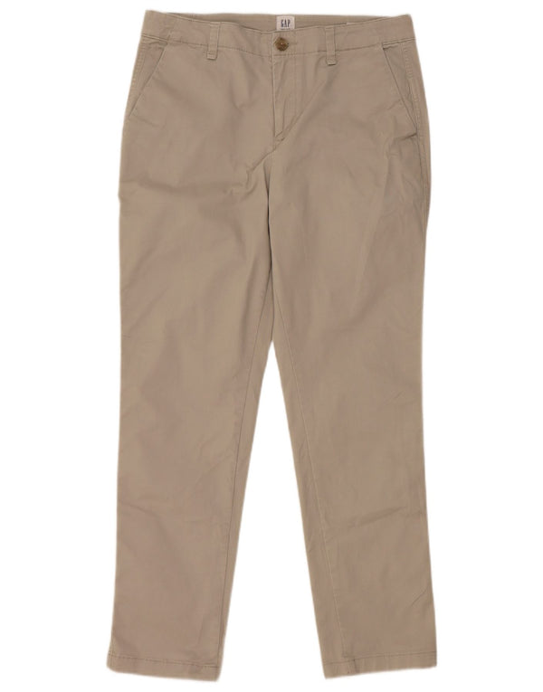 Gap Pantalones chinos delgados para mujer US 4 Small W30 L27 Beige