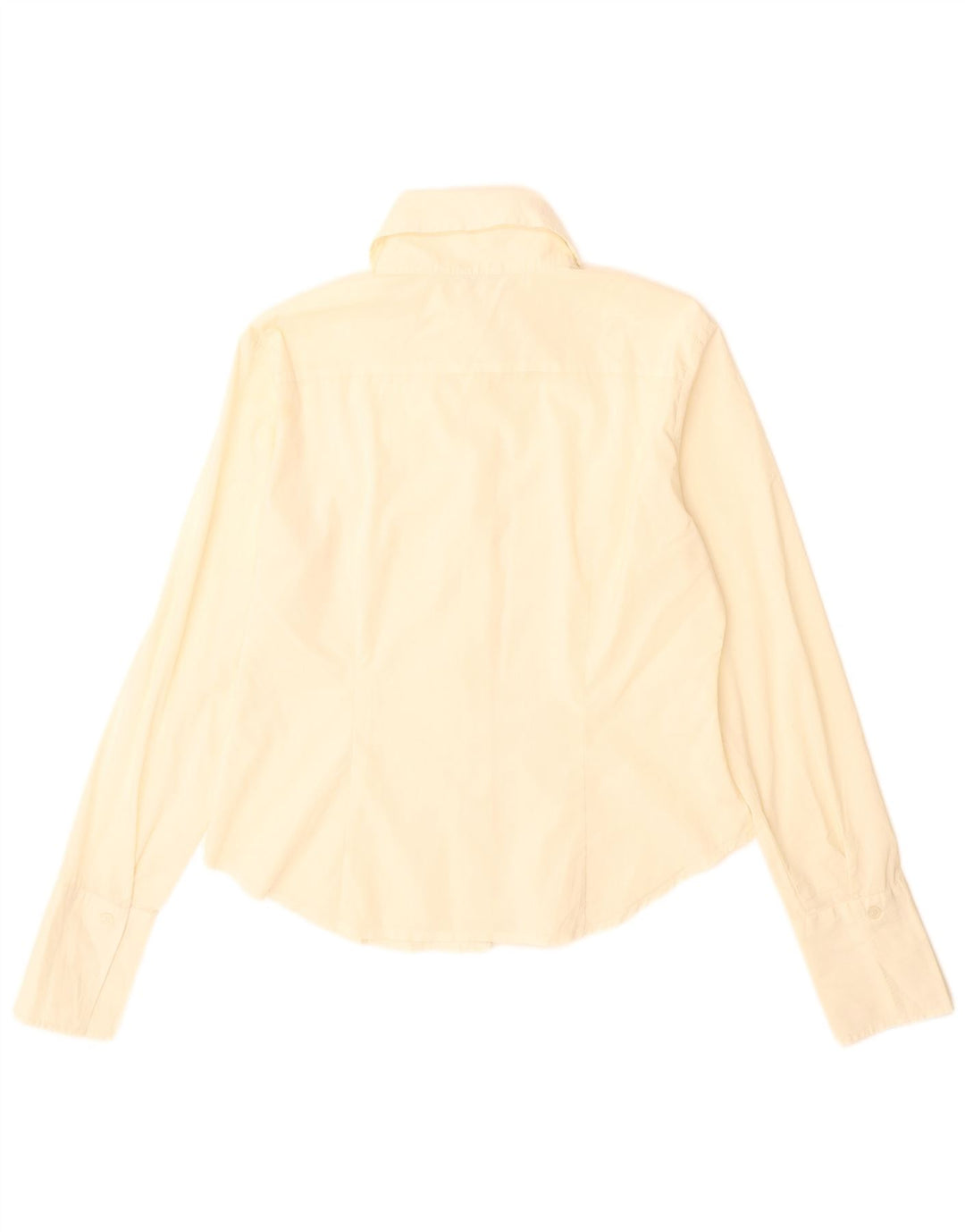 Camisa Benetton Mujer ES 46 Grande Blanco Roto