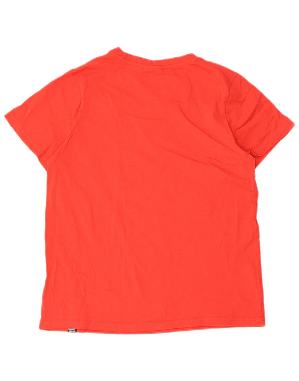 Ellesse Camiseta gráfica para mujer Top UK 10 Small Red Cotton