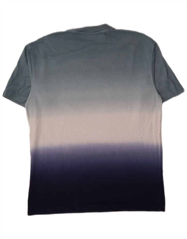 Scotch & Soda Hombre Camiseta Top Medium Multicolor Tie Dye Algodón