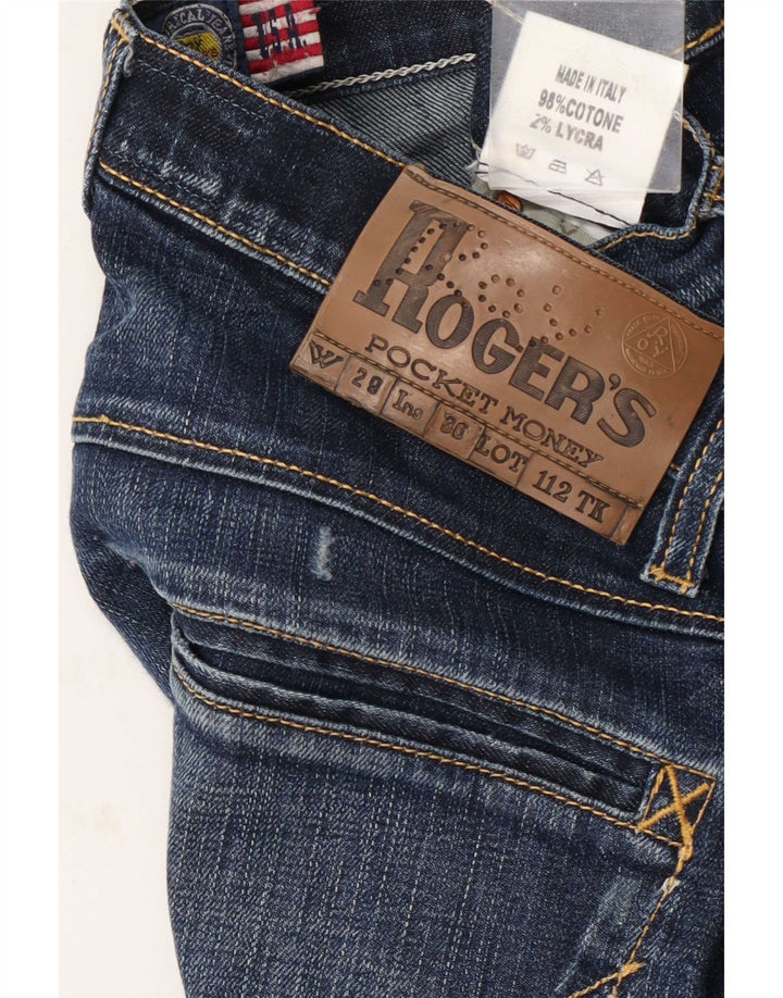Roy Rogers Vaqueros ajustados para mujer W29 L30 Algodón azul