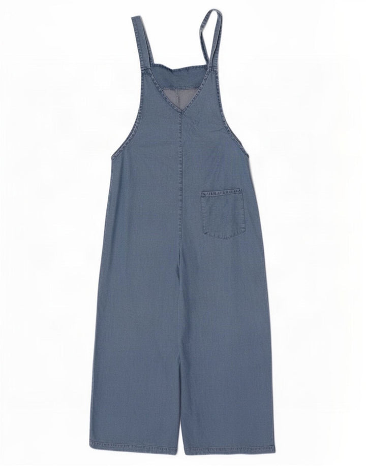 Zara Mujer Denim Mono UK 10 Small Azul